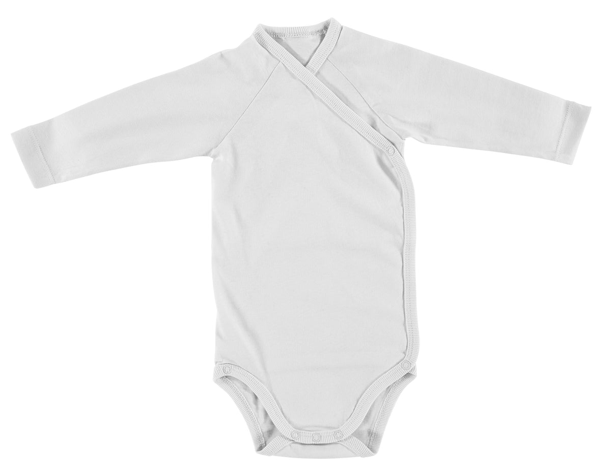 Body langarm 2-er Pack - Grau/Weiß