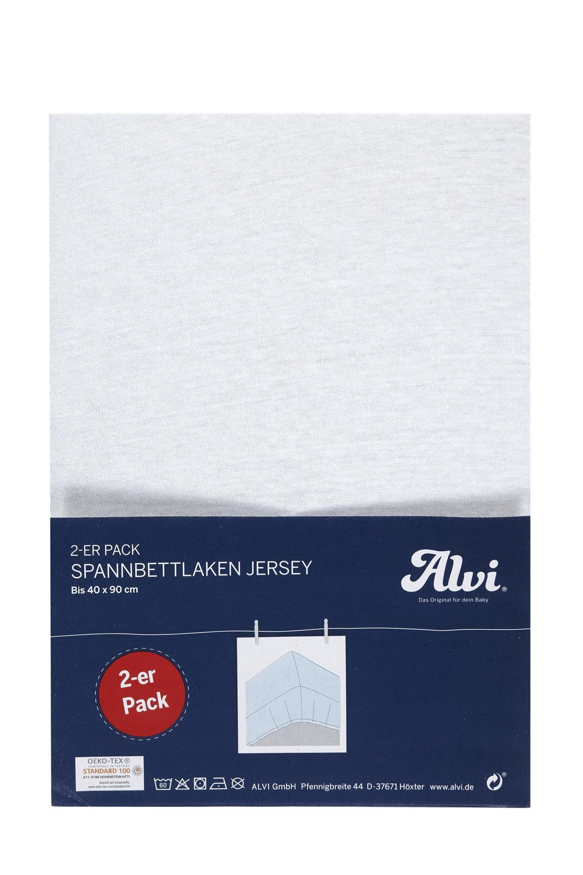 Spannlaken (2-er Pack) - Weiß