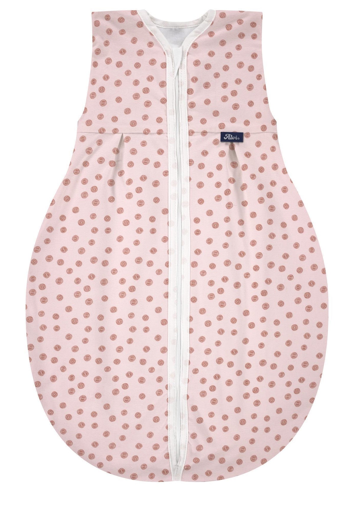 Kugelschlafsack Molton Sommer - Curly Dots