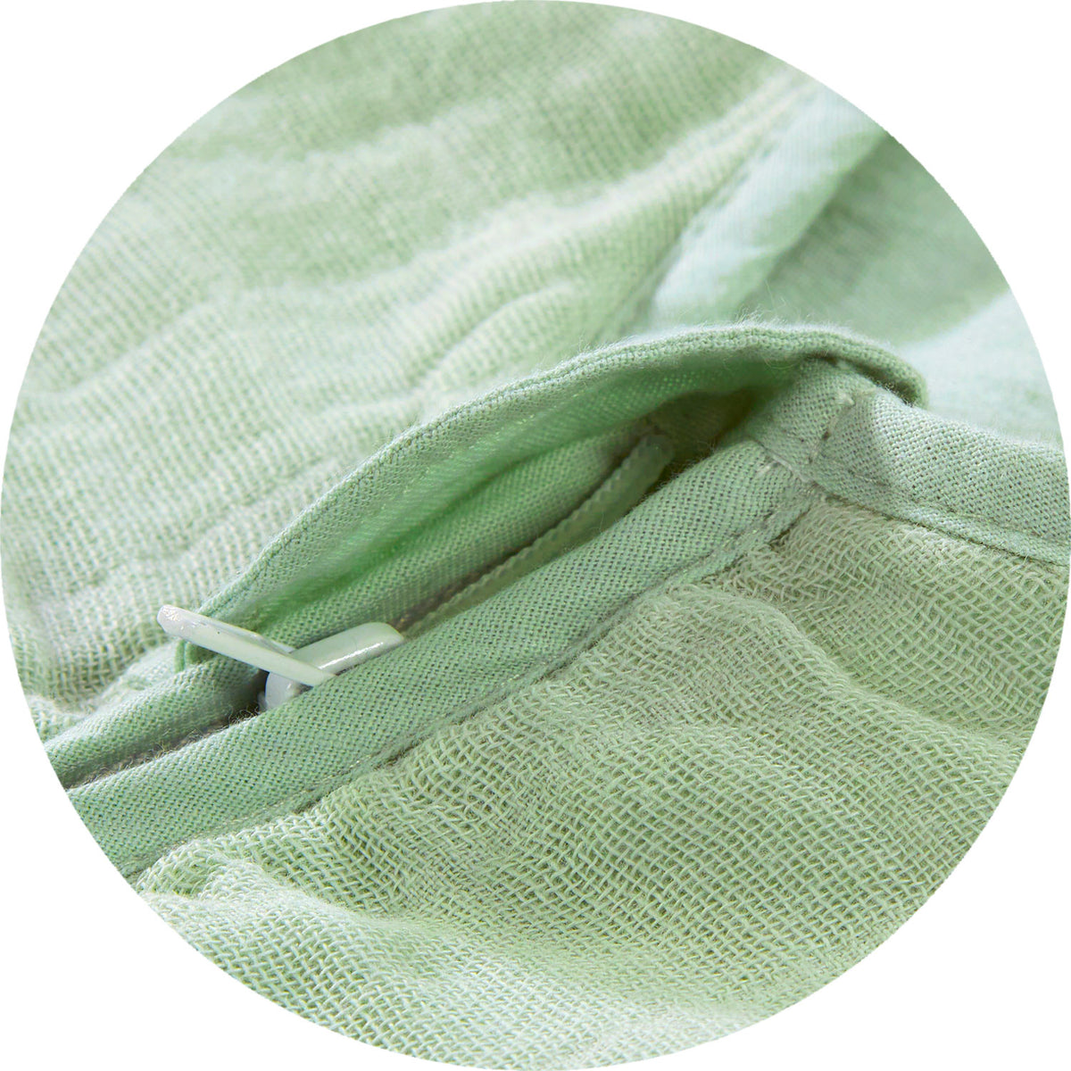 Mull-Schlafsack - Uni Türkis