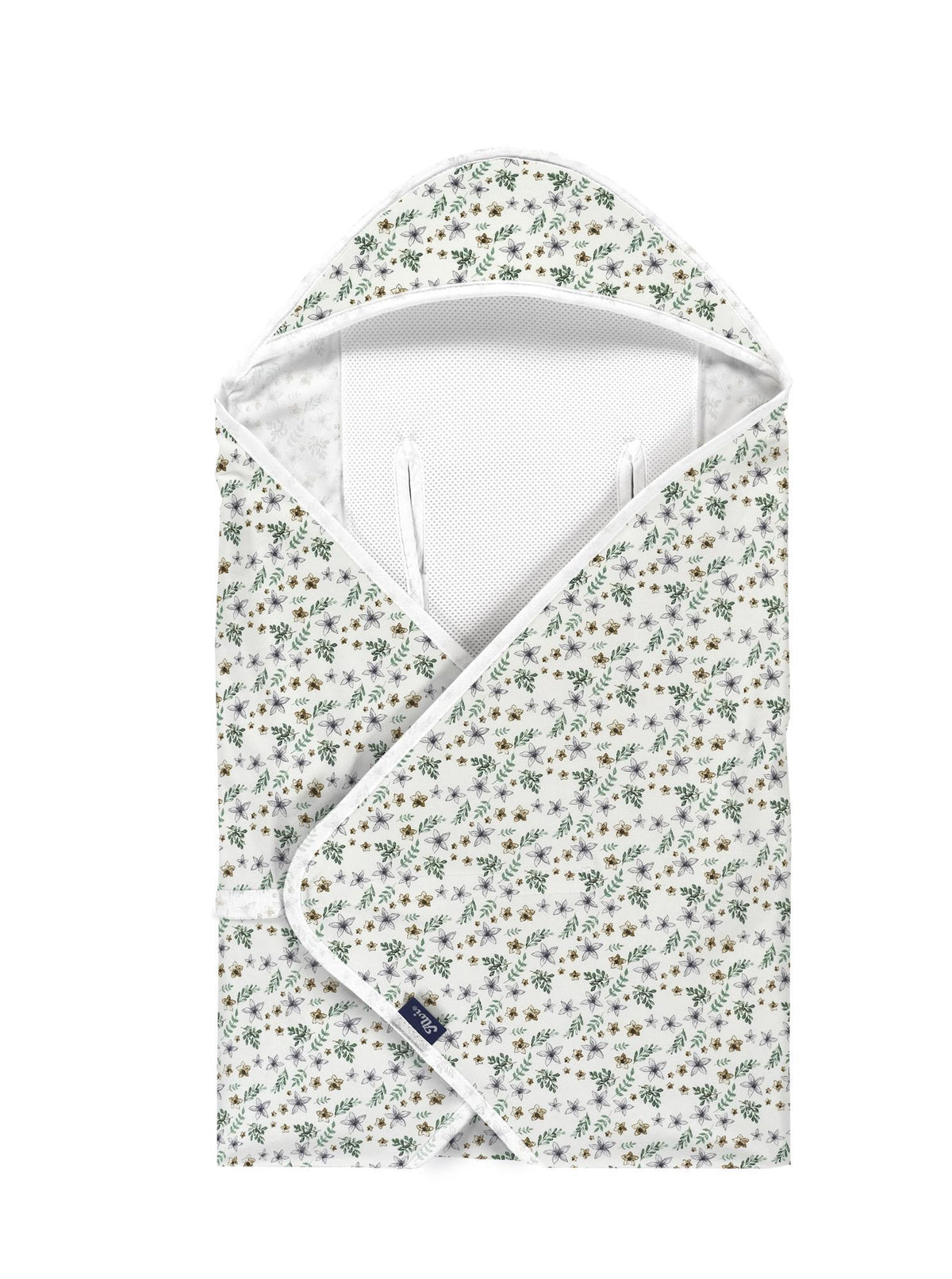 Reisedecke Jersey light - Petit Fleurs