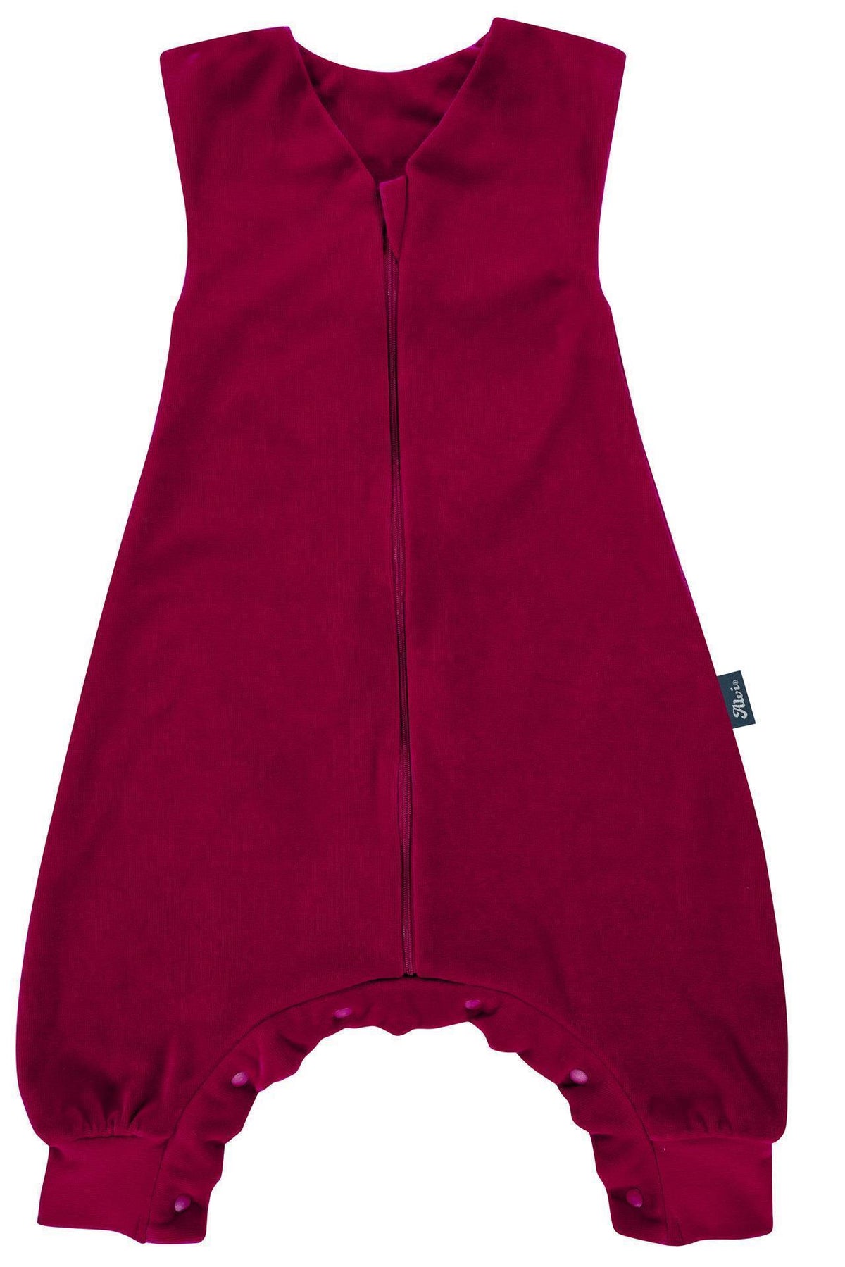 Schlafsack mit Beinen Special Fabric Velvet - Berry