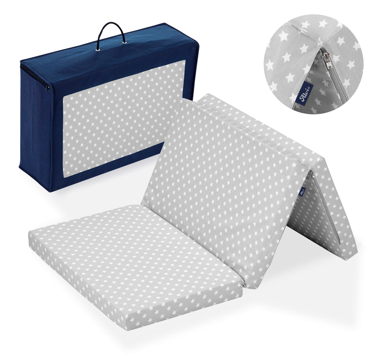 Reisebettmatratze Standard Stars kleiner Stern (60x120x6cm)