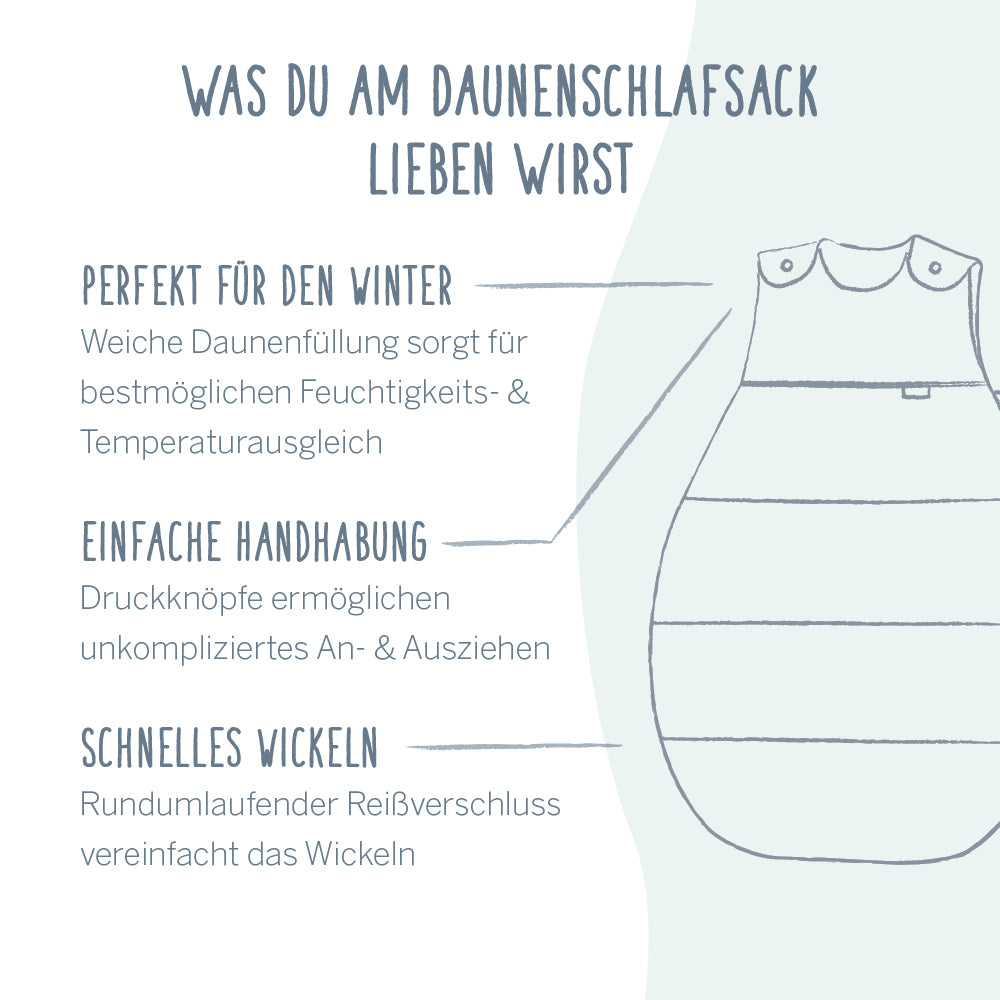 Daunenschlafsack - Nature