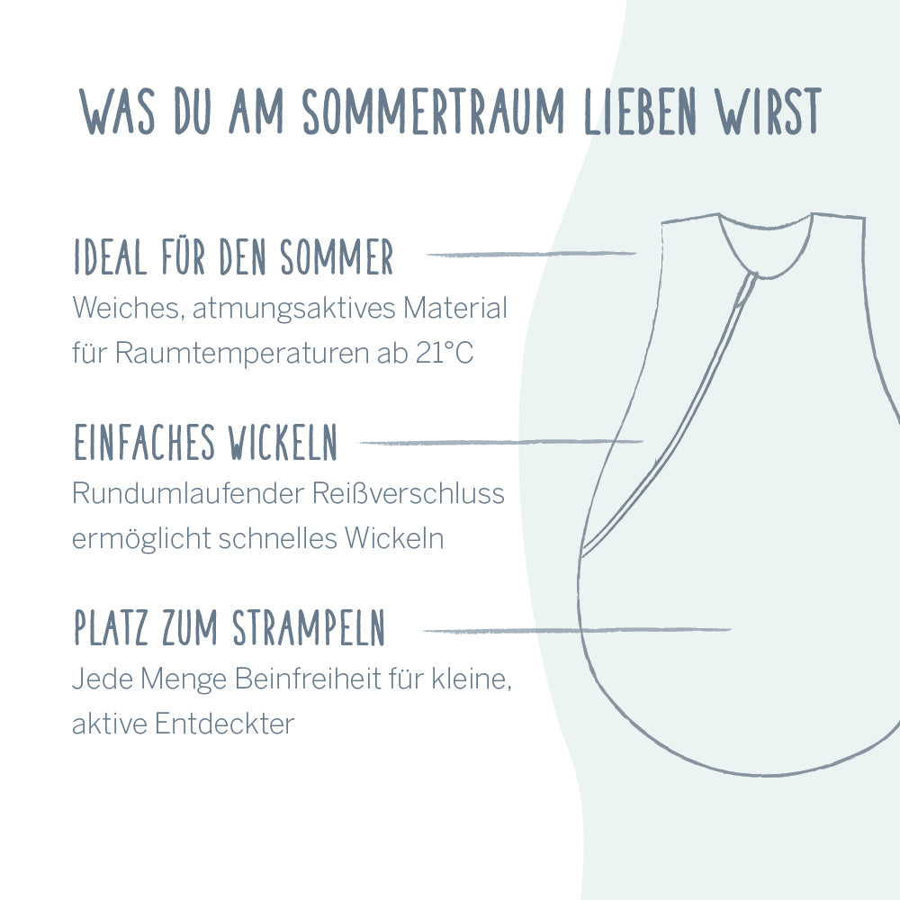 Sommertraum Tencel® - Stars silber