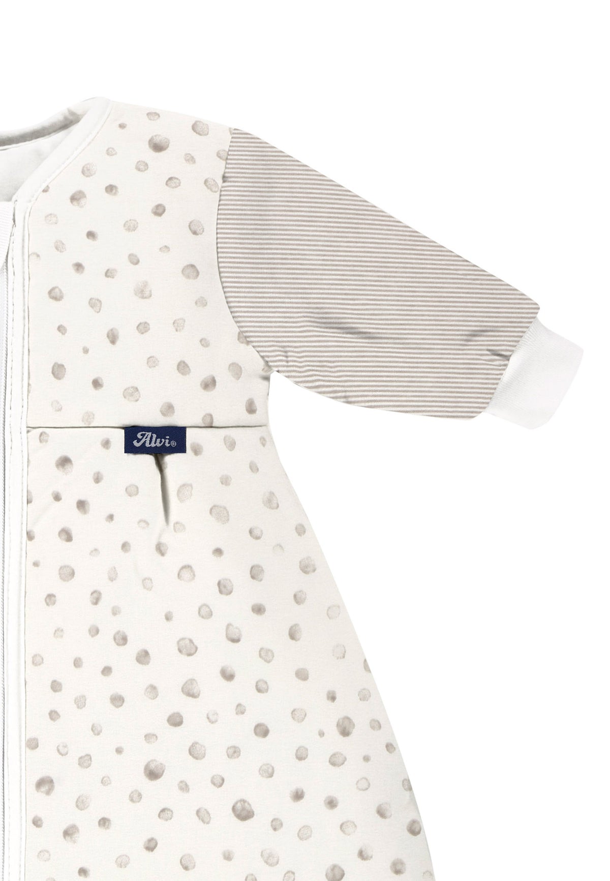 Kugelschlafsack Mäxchen-Thermo mit Arm - Aqua Dot