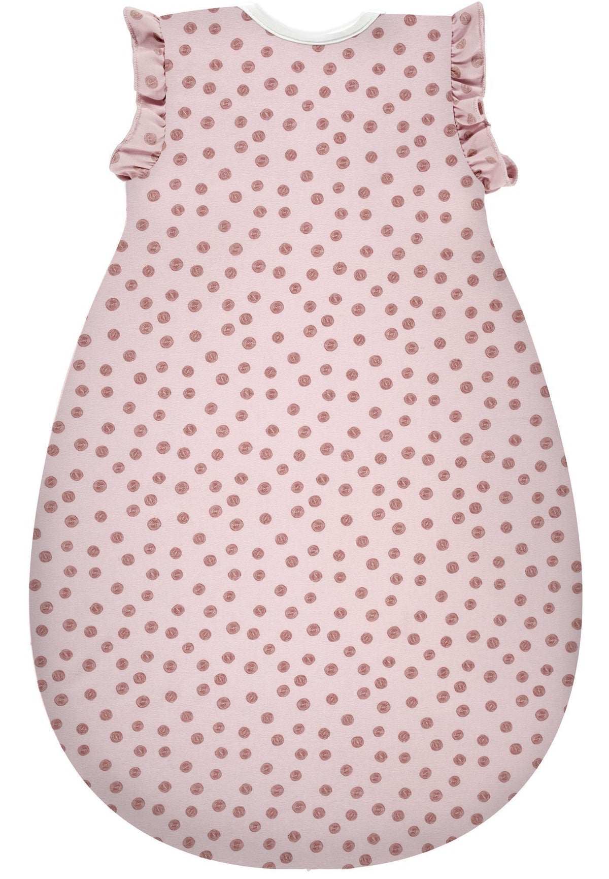 Kugelschlafsack Mäxchen Light  - Curly Dots Volant