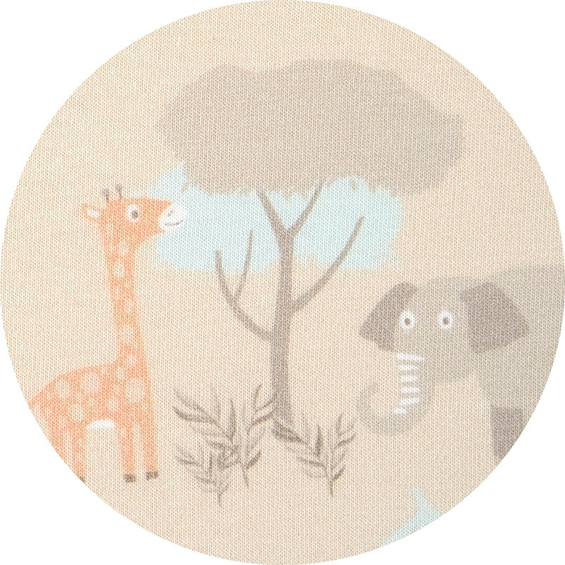 Schlafanzug mit Klappbündchen  - Jungle