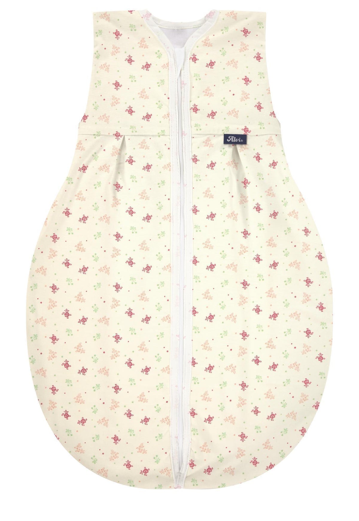 Kugelschlafsack Molton Sommer  - Rose Garden