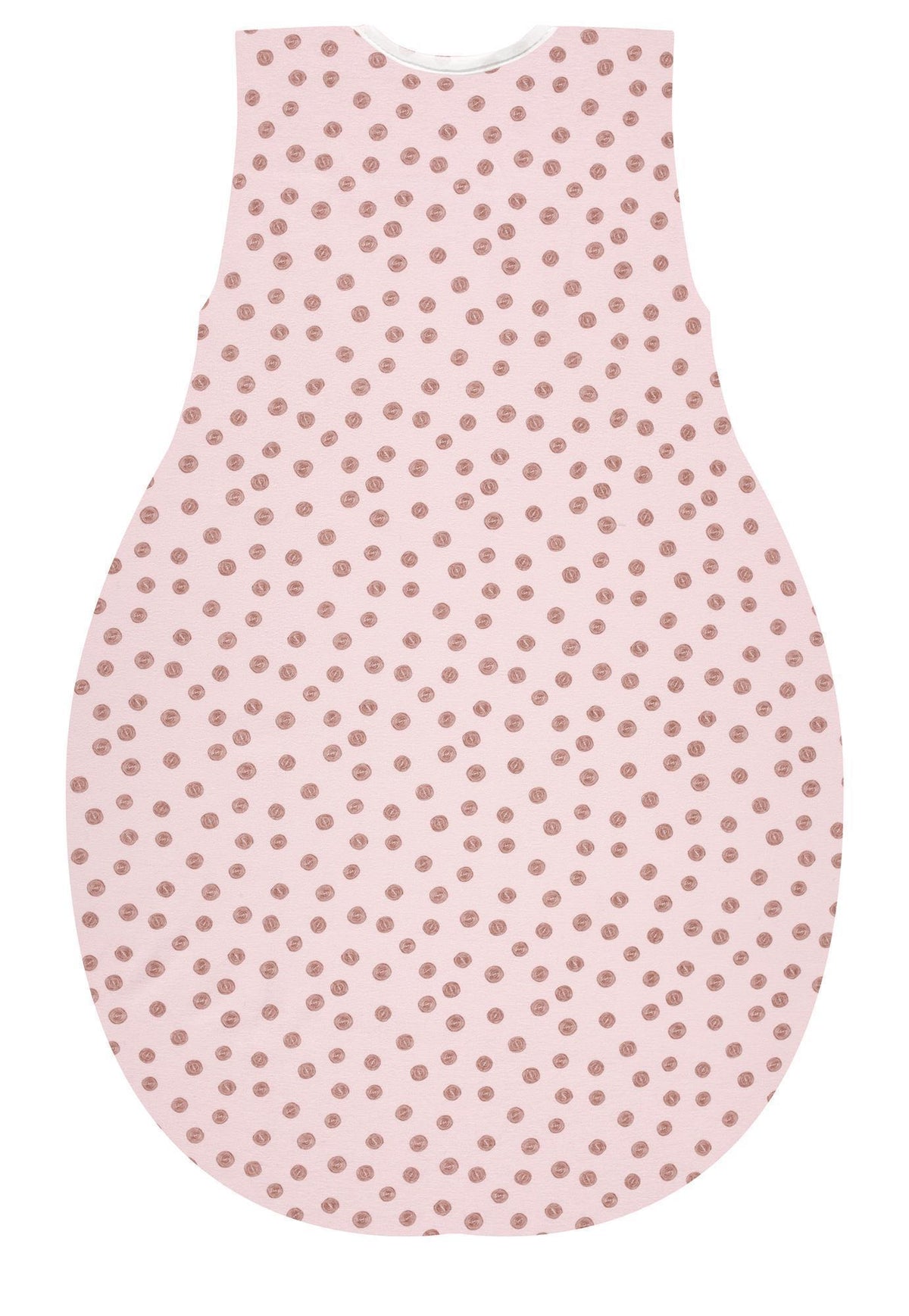 Kugelschlafsack Molton Sommer  - Curly Dots