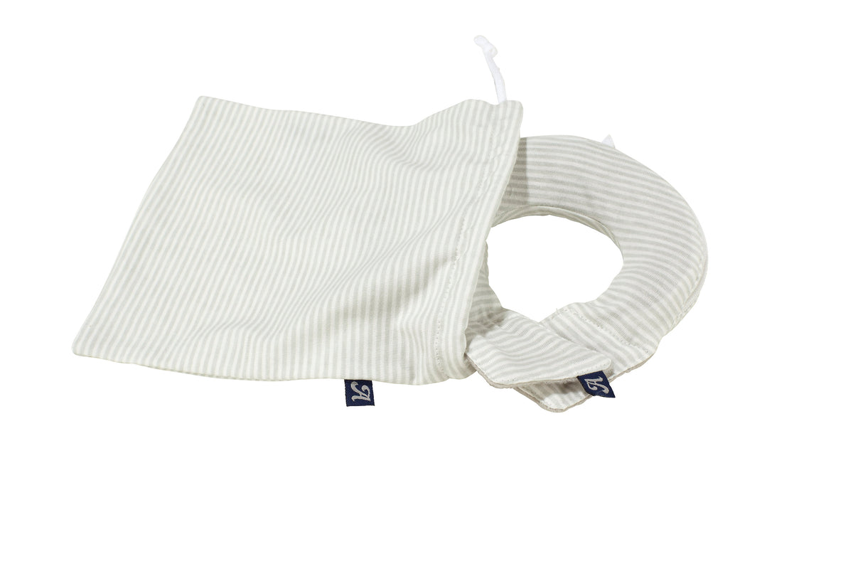ALVIbino Babykopfschutz - Smoky Stripe