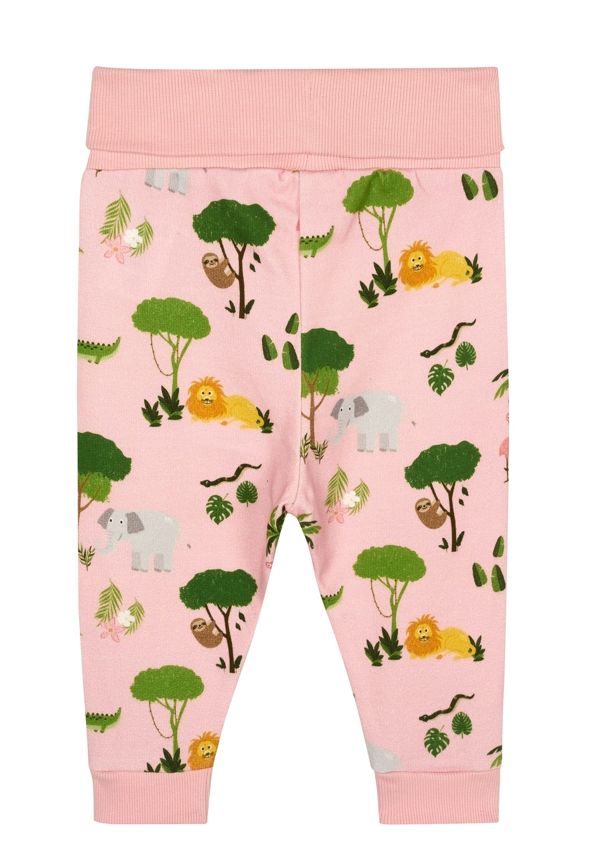 Jogginghose mit Rippbündchen - Pinkesque Jungle