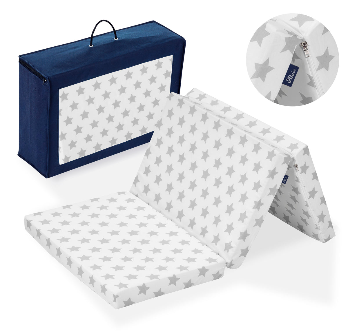 Reisebettmatratze Standard Stars großer Stern (60x120x6cm)