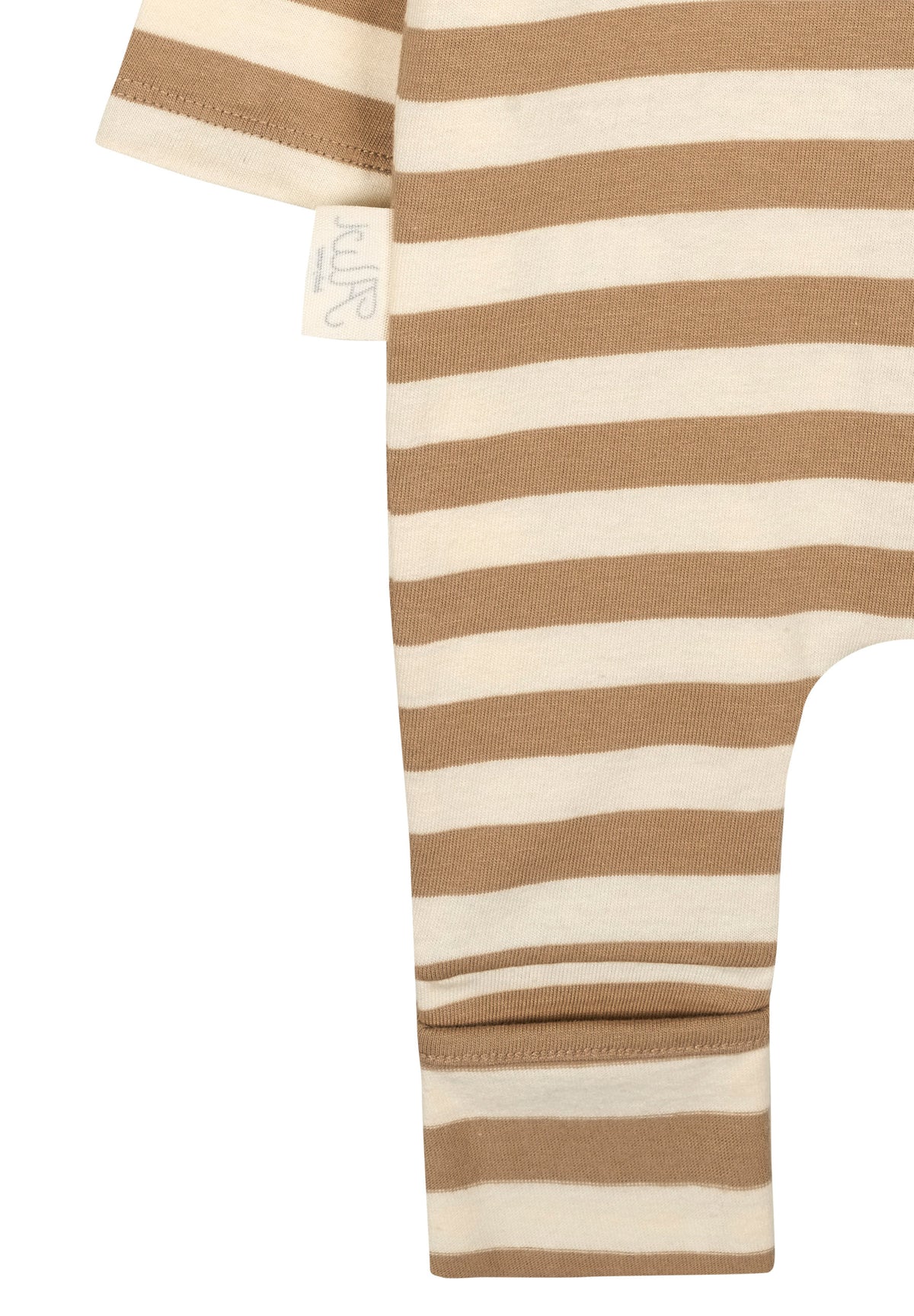 Strampler - Silver Mink Stripe